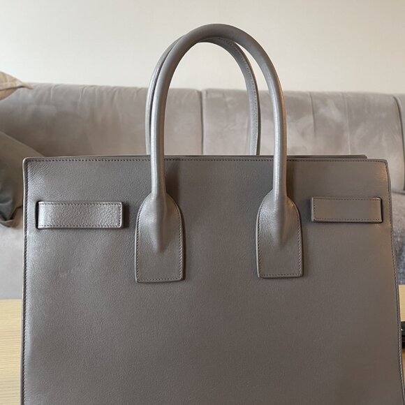 YSL Sac De Jour Grey Small Purse - Picture 2 of 8